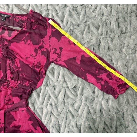 Simply  Vera Vera Want Ruffle Day Dress Medium - Picture 13 of 13